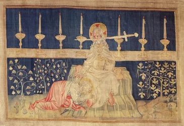 Kristus miekalla, Apocalypse Tapestry of Angers, 1373-87 (kuvakudos)